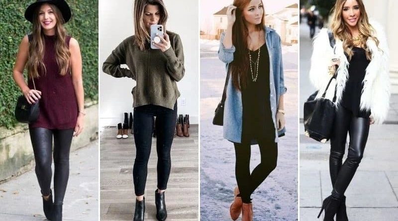 how to wear ankle boots with leggings